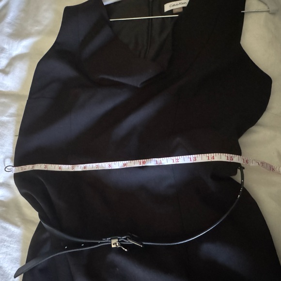 Calvin Klein Black Dress with belt - Picture 11 of 11